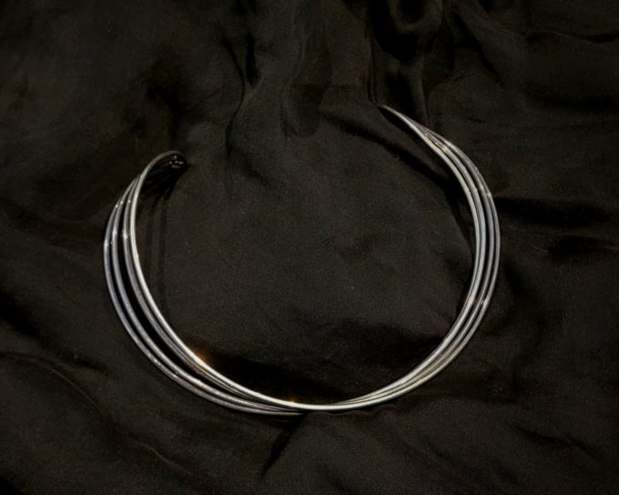 Vintage Georg Jensen Alliance Collar Necklace Sterling Silver - Image 3