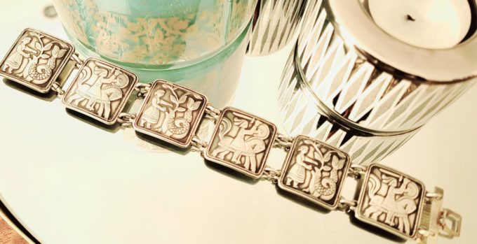 Vintage Sterling Silver David Andersen Fairytale Norway Bracelet - Image 2